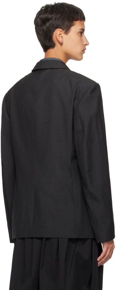 Jakna LEMAIRE Soft Tailored Double-Breasted Blazer Crna | JA1017 LF414, 2