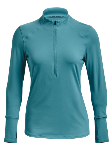 Majica kratkih rukava Under Armour Qualifier Run 2.0 Half-Zip Tirkiz | 1365632-433