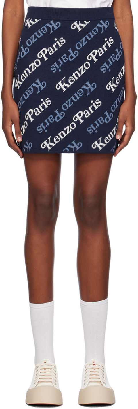 Suknja KENZO VERDY x Paris Miniskirt Tamnoplava | FE52JU4573CB