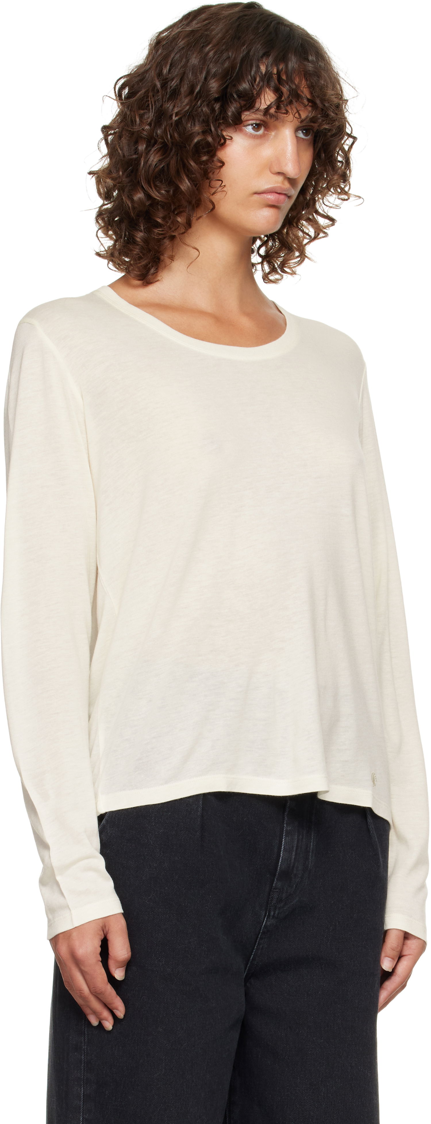 Majica kratkih rukava Loulou de Saison Loulou de Saison Ava LDS Longsleeve Jersey T-shirt Bijela | AVA LDS, 1