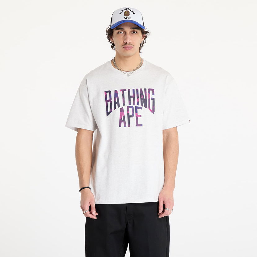 Majica kratkih rukava BAPE Color Camo Ape Tee Siva | 001TEK801023M GRA