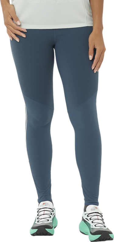 Tajice Salomon Stow Running Tights Plava | lc2366600, 0