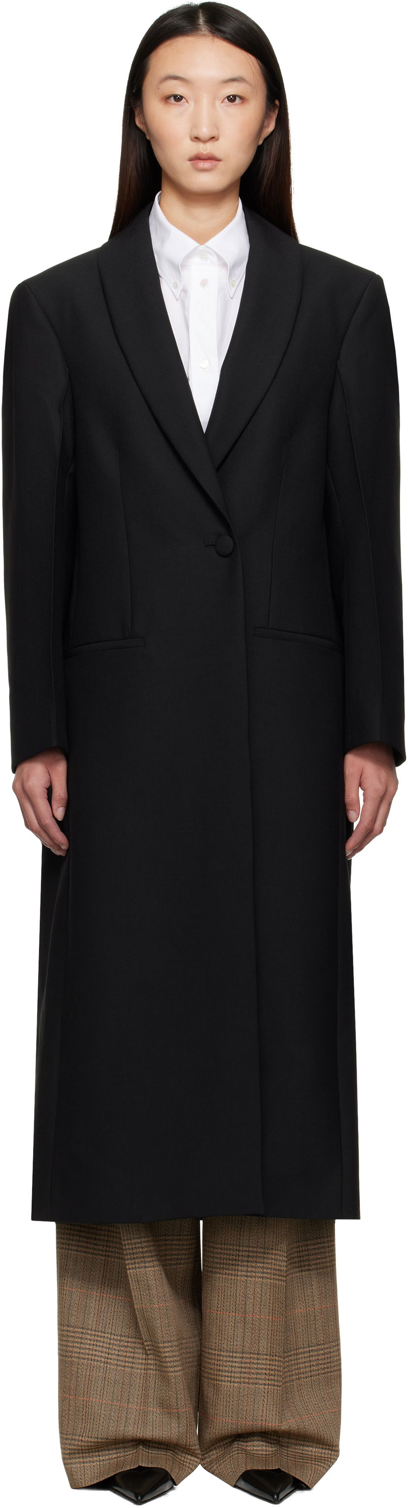 Kaputi Róhe Róhe Signature Opera Coat Crna | 416-10-158
