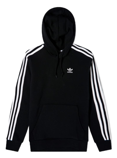Dukserice adidas Originals 3 Stripe Hoody Crna | IA6346