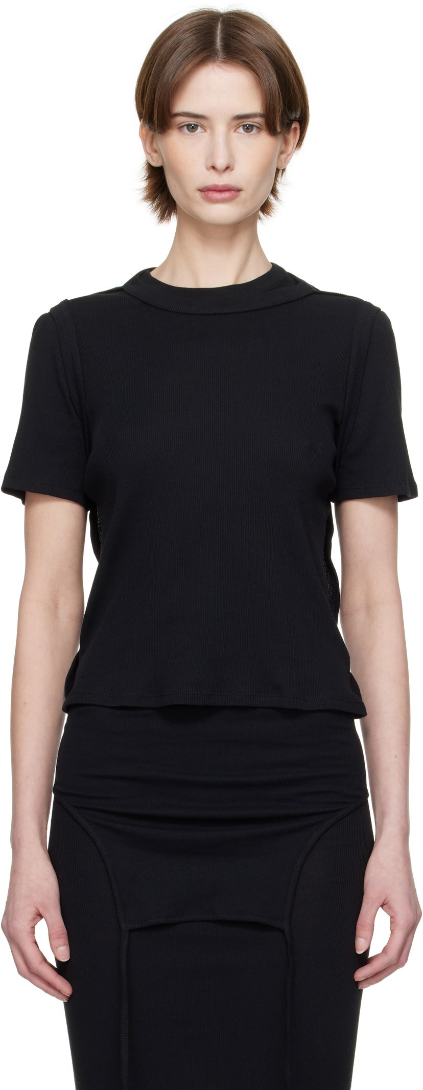 Majica kratkih rukava Eckhaus Latta Eckhaus Latta Flip T-Shirt Crna | 1204-EL-PS25-A -