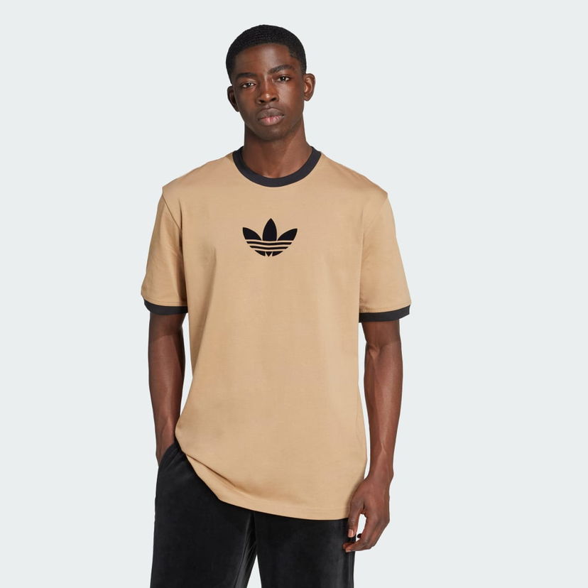 Majica kratkih rukava adidas Performance Adicolor Loose 2000s Cali T-Shirt Bež | JX1516