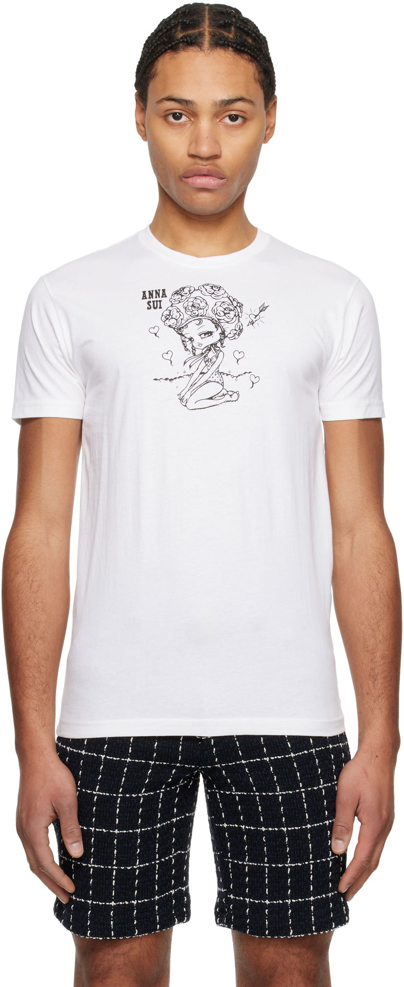 Majica kratkih rukava Anna Sui Anna Sui Beach Girl Graphic T-Shirt Bijela | MT1025B2