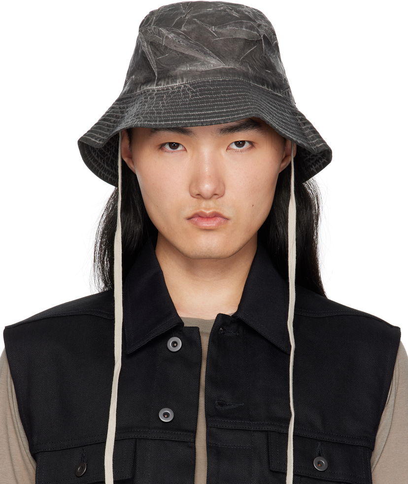 Šešir Rick Owens Rick Owens DRKSHDW Hollywood Gilligan Bucket Hat Crna | DA01E3479 PF