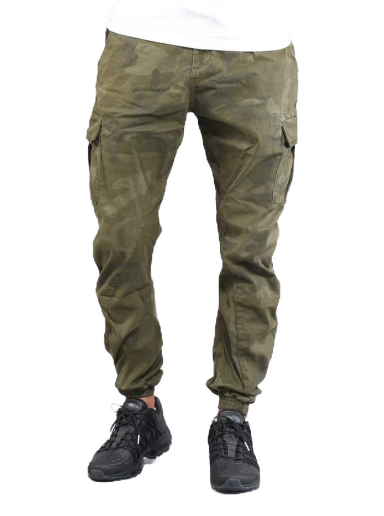 Cargo hlače Urban Classics Cargo Jogging Pants Zelena | TB1611