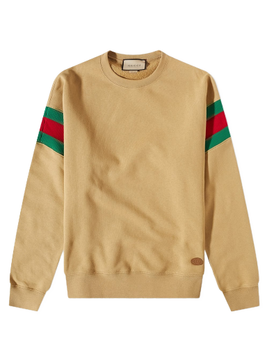 Džemper Gucci GRG Sleeve Crew Neck Bež | 729666-XJEUQ-2293