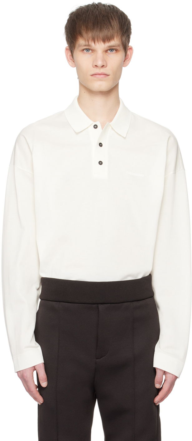 Polo majica FERRAGAMO Embroidered Polo Shirt Bijela | 769939