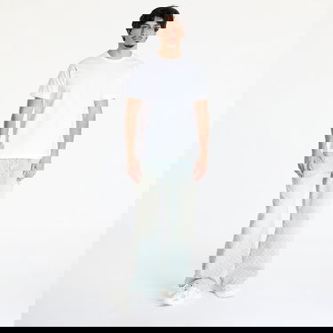 Majica kratkih rukava Comme des Garçons Comme des Garçons PLAY Black Emblem Knit T-Shirt Bijela | AX-T341 WHITE, 8