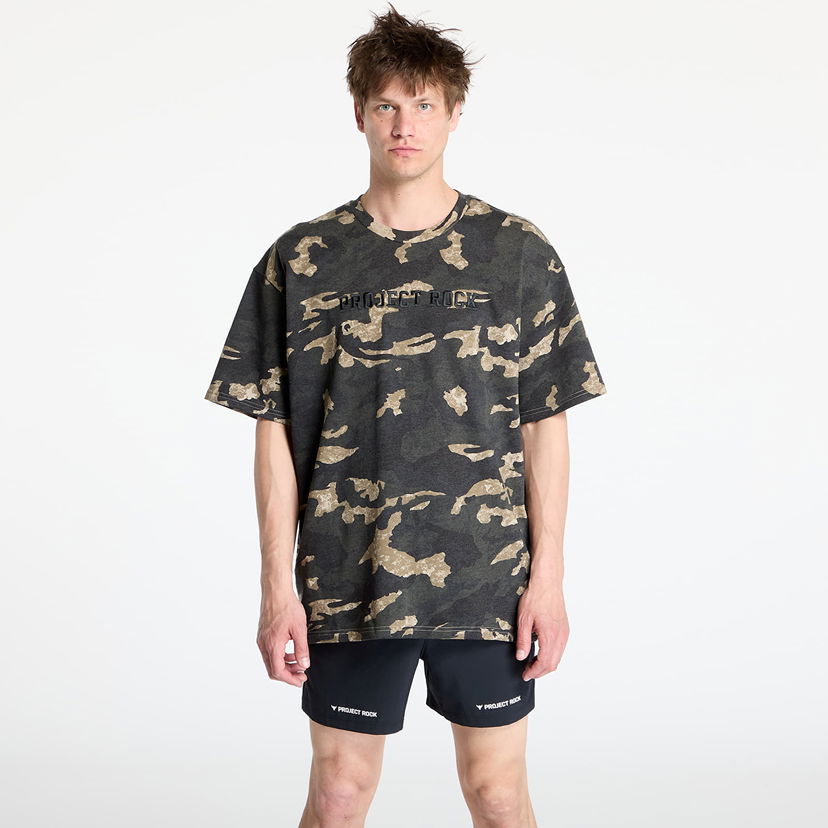 Majica kratkih rukava Under Armour Project Rock All Over Print T-Shirt Zelena | 1389976-251