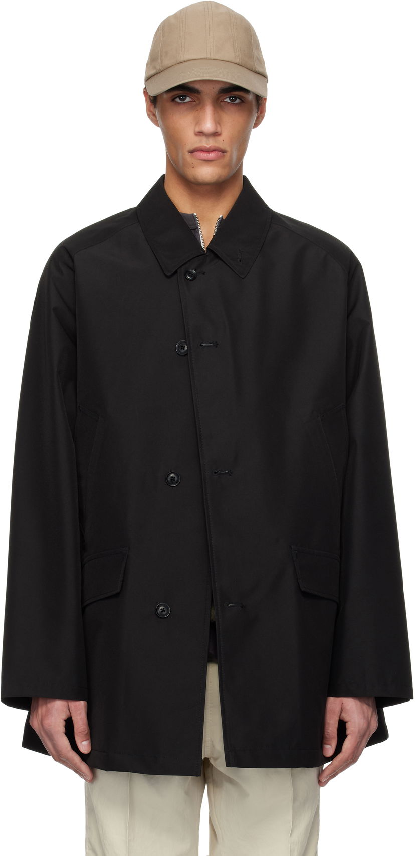 Kaputi NANAMICA nanamica GORE-TEX Car Coat Crna | S25SB036U
