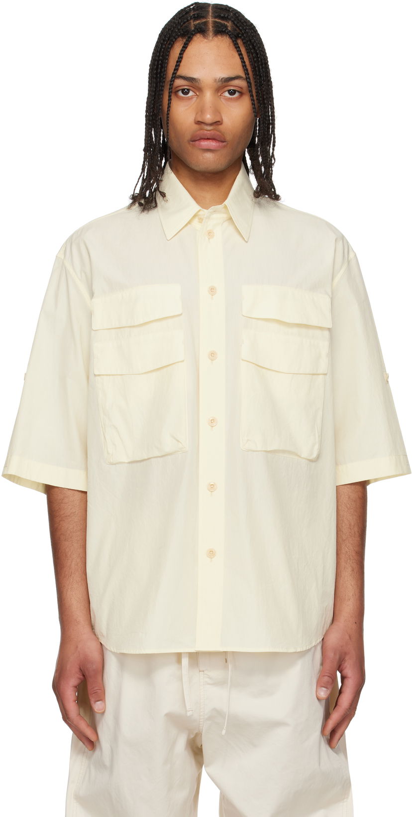 Košulja LEMAIRE Lemaire Utility Shirt Žuta | SH1146 LF1399