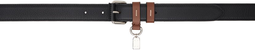 Pojasevi Maison Margiela Maison Margiela Contrast Leather Belt Crna | SA1TP0018 P7268
