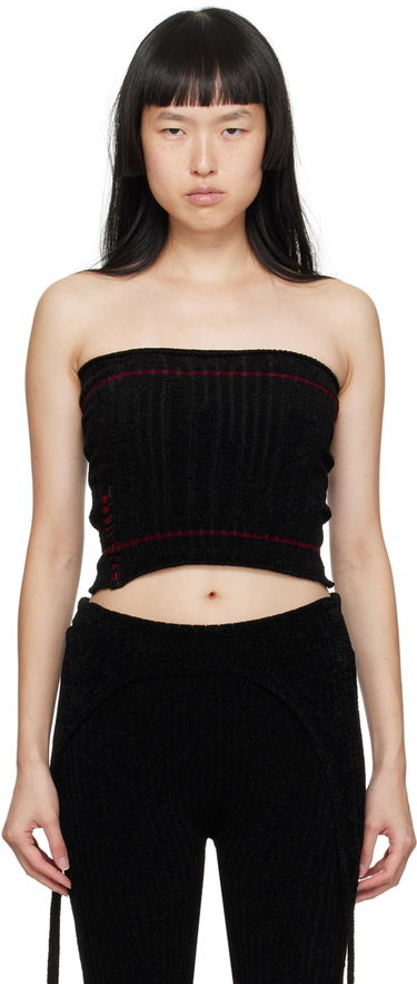 Majica bez rukava Ottolinger Ottolinger Patch Tube Top Crna | 708001, 0