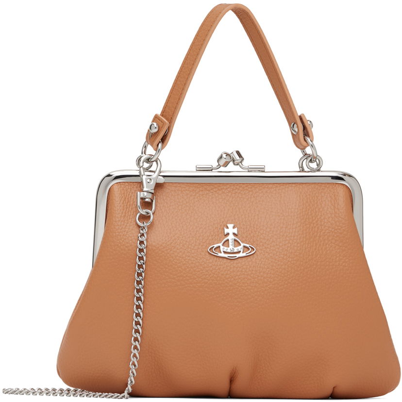 Ručna torbica Vivienne Westwood Frame Crossbody Bag Smeđa | 4B010006W-S000D-