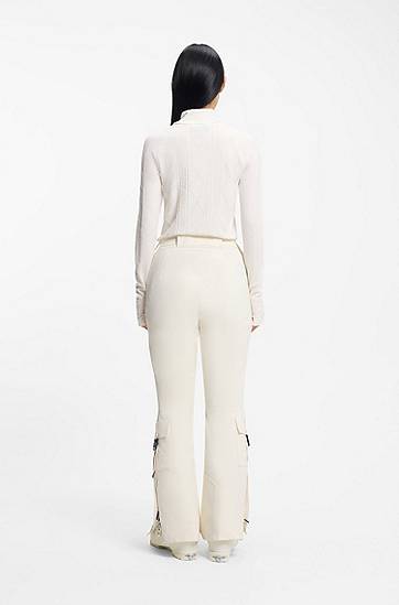 Hlače BOSS Ski trousers with water-repellent finish Bijela | 50549048, 1