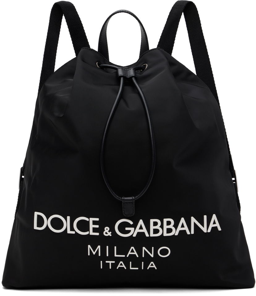 Ruksak Dolce & Gabbana Drawstring Backpack Crna | BM2336AG182