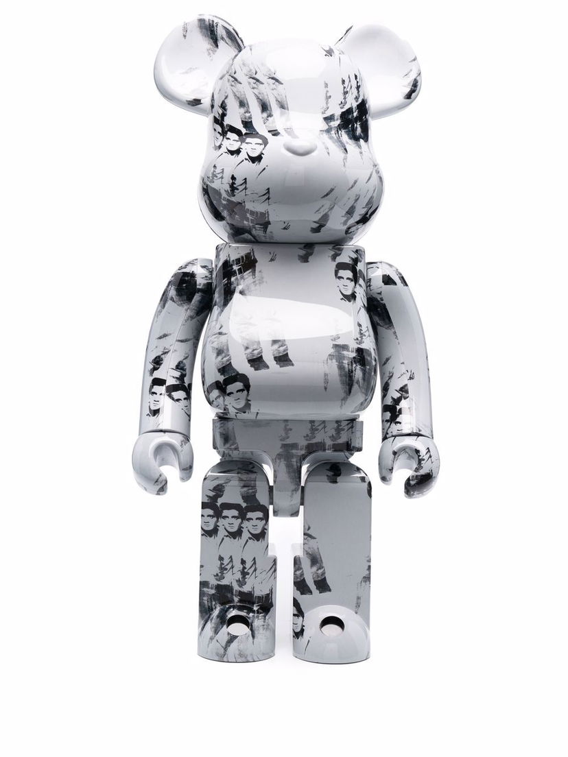 Kolekcionarsko Medicom Toy Be@rbrick Andy Warhol Elvis toy - Grey Bijela | 1000WAELVIS17018112