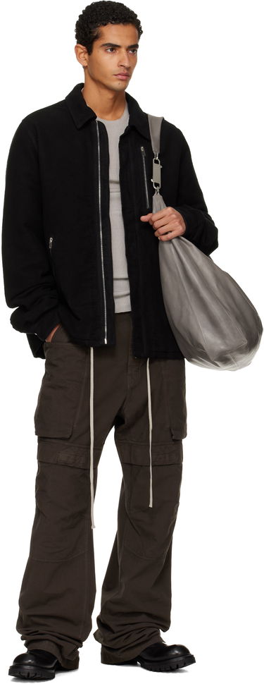 Jakna Rick Owens Rick Owens DRKSHDW Concealed Zipfront Jacket Crna | DU02E7775 BMO, 4