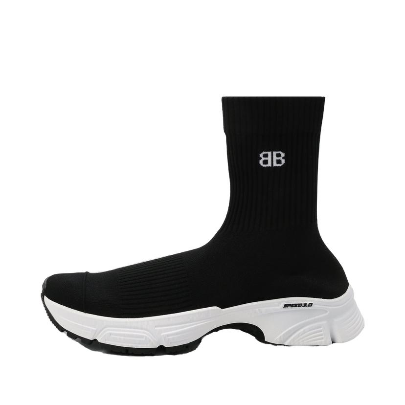 Tenisice i cipele Balenciaga Speed 3.0 Sneakers "Black & White" Crna | 654466 W2DN1