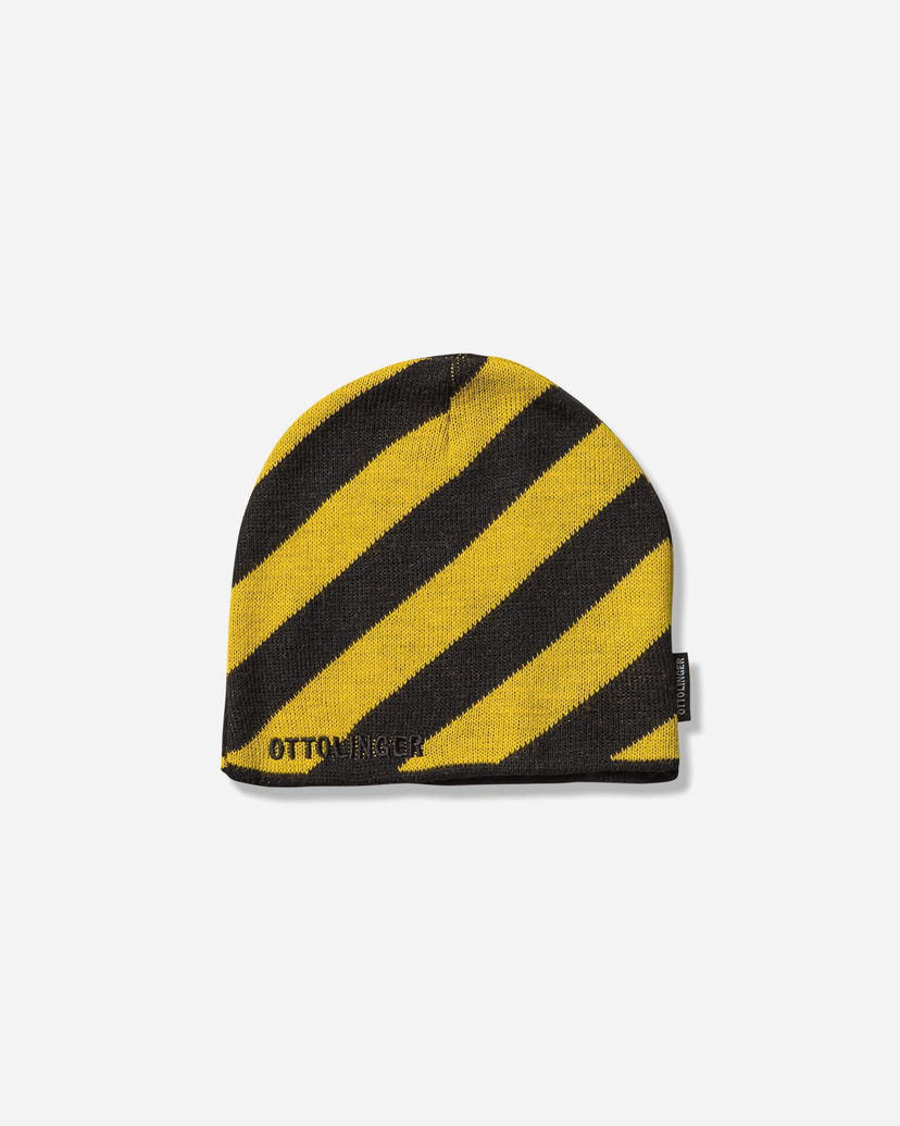 Kapica Ottolinger Ottolinger Striped Beanie Žuta | 12990252801 BLKYLW