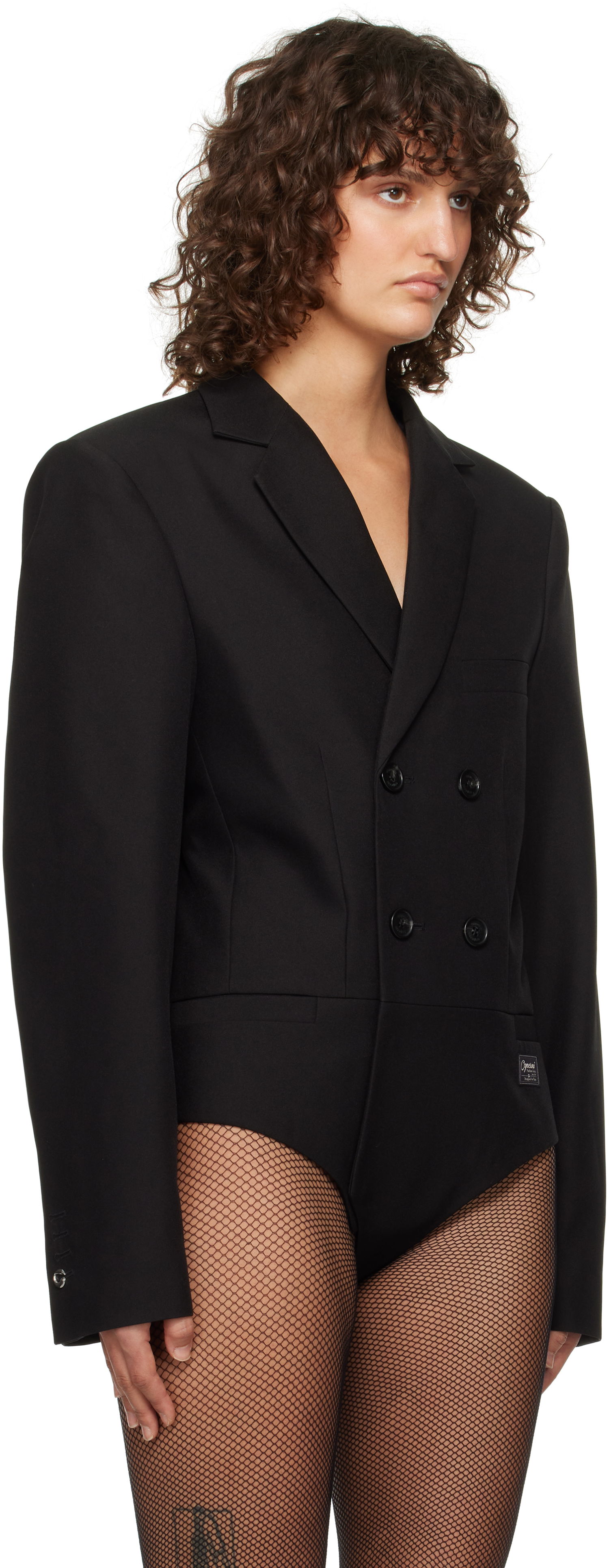 Body Coperni Coperni Tailored Bodysuit Crna | COPV63F3004, 1