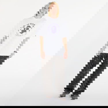 Majica kratkih rukava BAPE Busy Works Relaxed Fit T-Shirt Bijela | 001TEL801331MWHT, 3