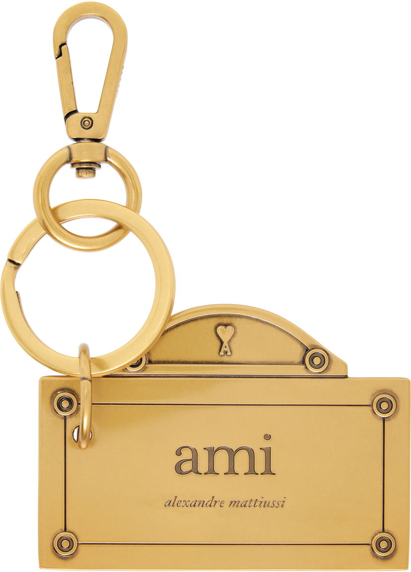 Privjesci za ključeve AMI AMI Street Plate Keychain Metalik | UKR913.369