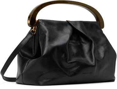Ručna torbica Dries Van Noten Dries Van Noten Large Leather Top Handle Bag Crna | 252-011525-195, 2
