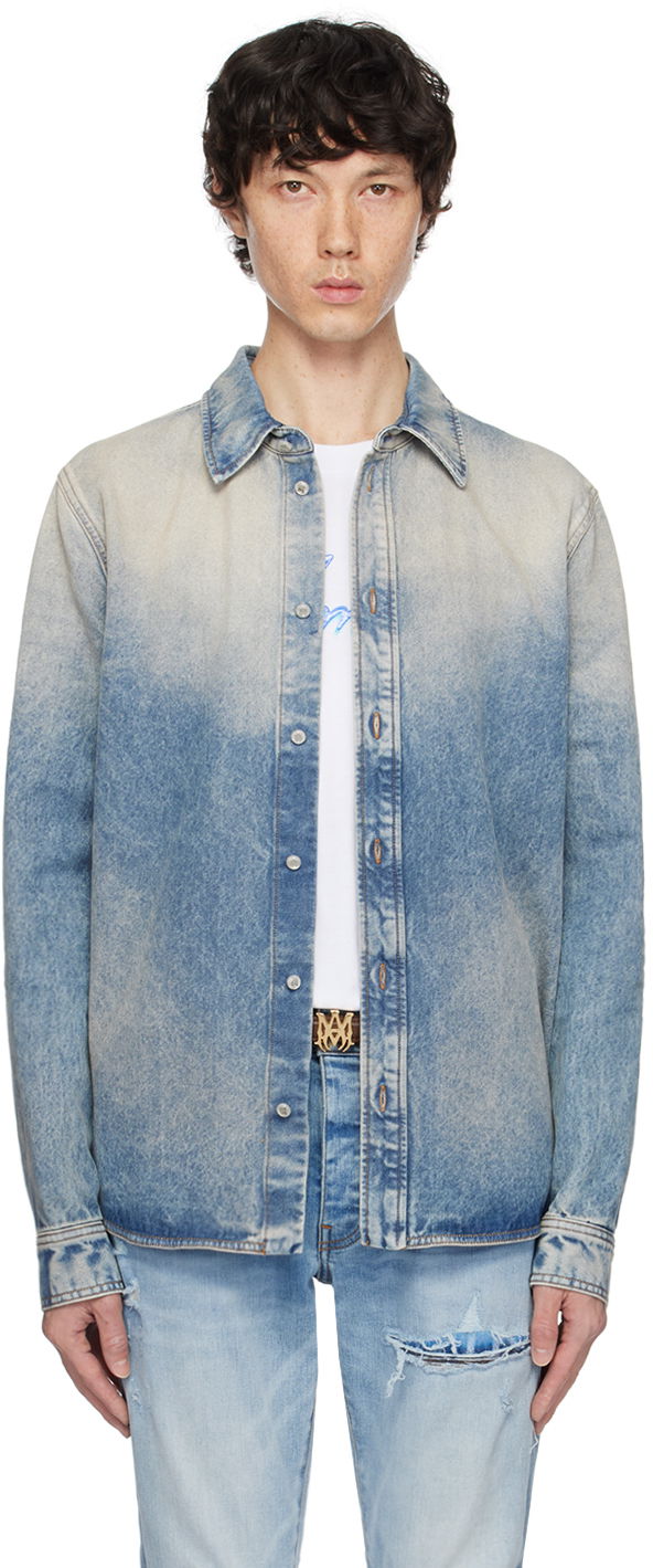Košulja AMIRI MA Quad Interior Shirt Plava | AMDNLS1005