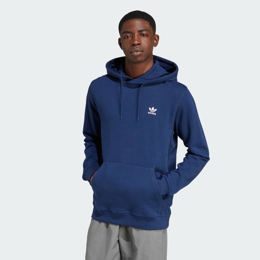 Dukserice adidas Performance Trefoil Essentials Hoodie Plava | IX7668