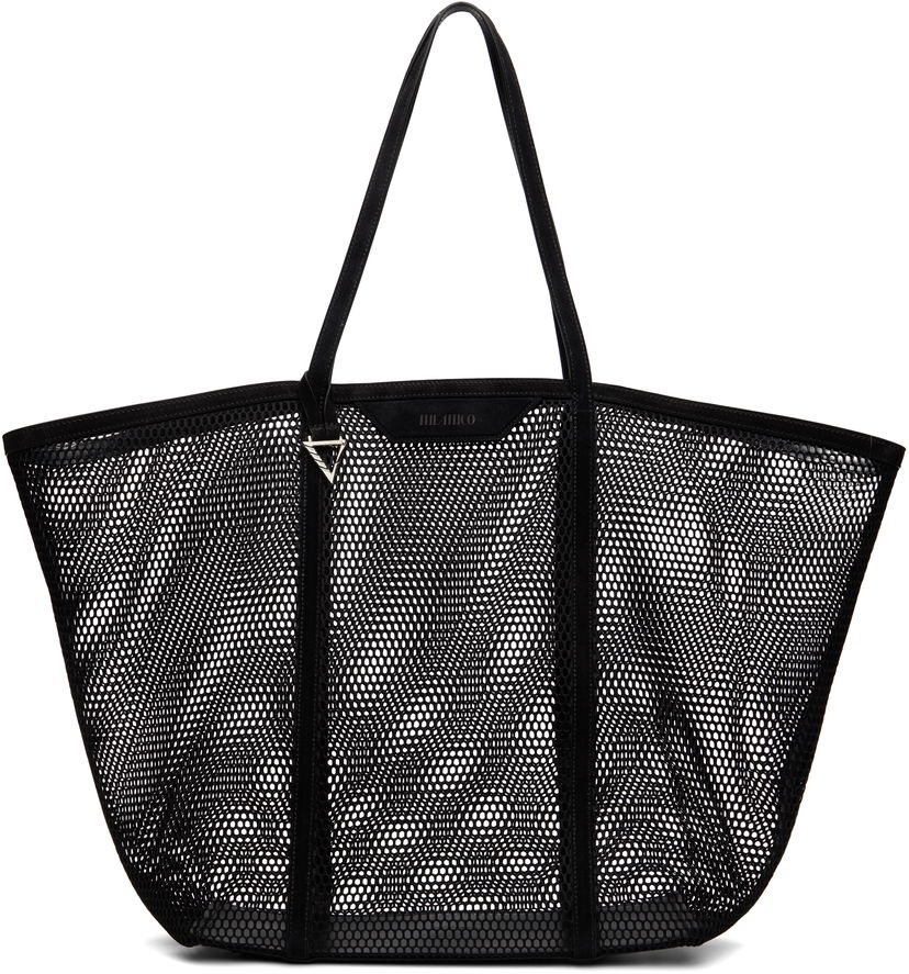 Tote bag The Attico Attico Via del Mare Mesh Tote Crna | 250WAH00053 EEE102AA