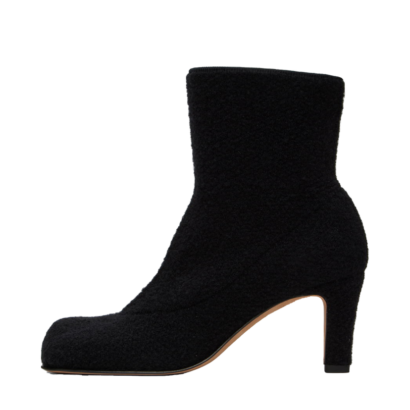 Tenisice i cipele Bottega Veneta Wool Bouclé Boots "Black" Crna | 708916 V28M0