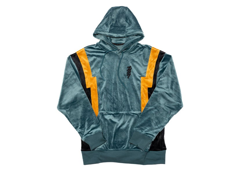 Dukserice Nike Velour Track Hoodie Zelena | DJ5881-393