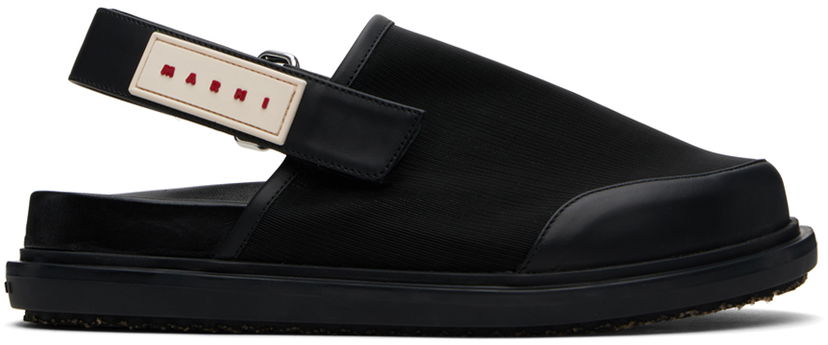 Odjeća Marni Marni Back Strap Mules Crna | SBMS008701 P6392