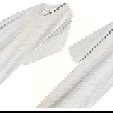 Majica kratkih rukava Róhe Róhe Mouliné T-Shirt, Size Large Siva | 314-22-019, 0