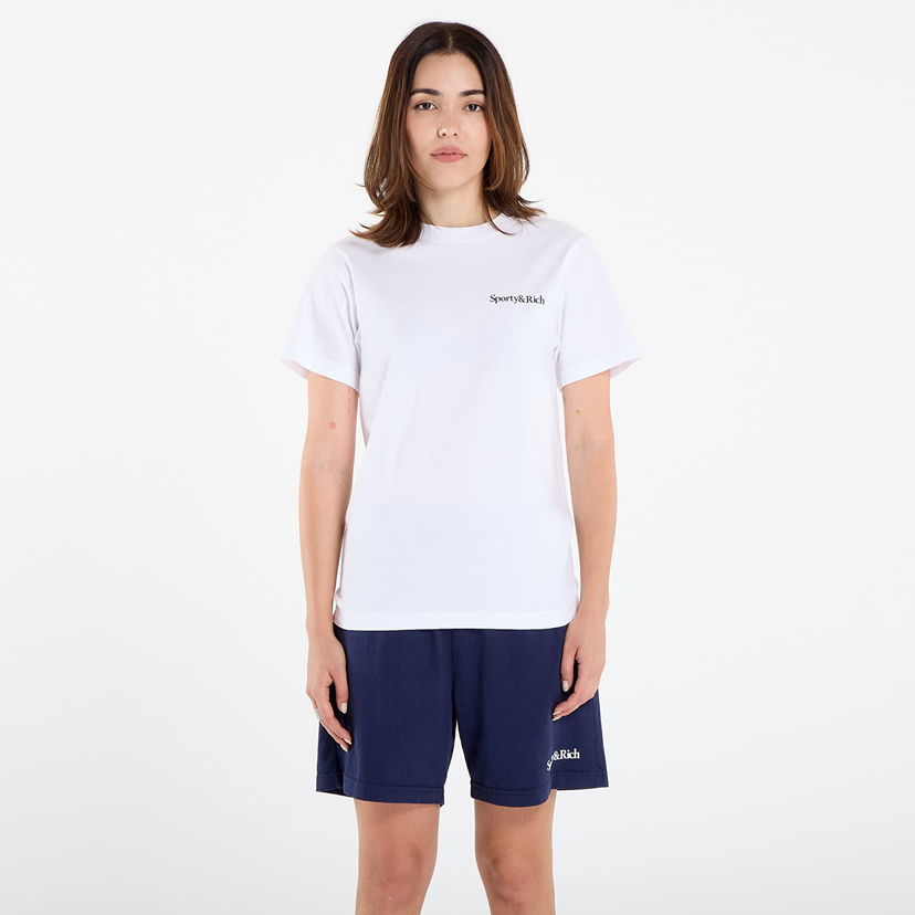 Majica kratkih rukava Sporty & Rich Health Is Wealth T-Shirt UNISEX White Bijela | TO043602006WH01