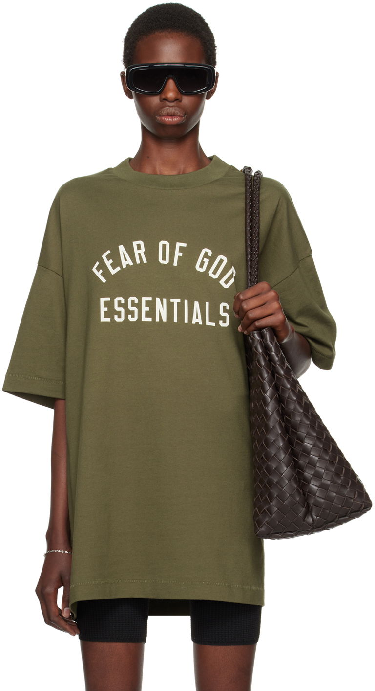 Majica kratkih rukava Fear of God Crewneck T-Shirt Zelena | 125BT244195F