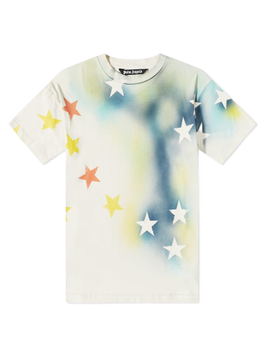 Majica kratkih rukava Palm Angels Sprayed Stars Tee Višebojno | PMAA072S23JER0080184