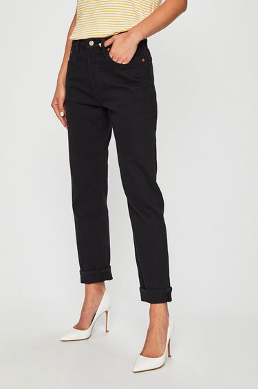 Jeans Levi's 501 High Rise Straight Crop Jean Crna | 36200-0085, 0