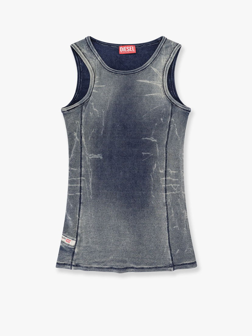 Majica bez rukava Diesel Sleeveless Ribbed Tank Top Diesel Plava | A191520HJBE01