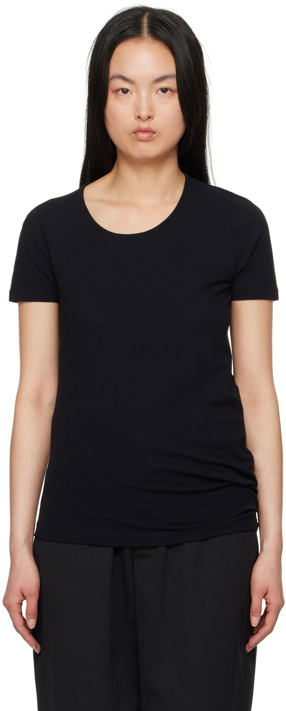 Majica kratkih rukava LEMAIRE Twisted T-Shirt Crna | TO1177 LJ1019