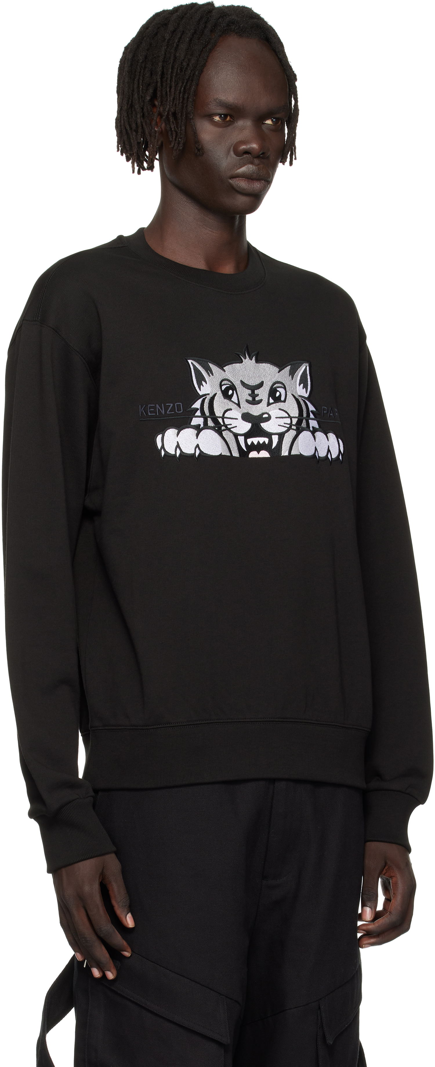 Dukserice KENZO Kenzo 'Happy Tiger' Sweatshirt Crna | FF65SW2654MF, 1