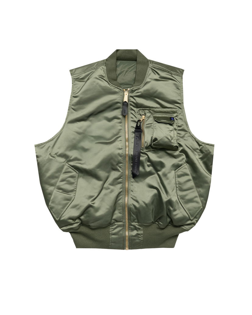 Prsluk Alpha Industries Alpha Industries MA-1 Base Vest Zelena | 758102-01