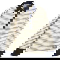 GANNI Piquet Jersey Polo Shirt