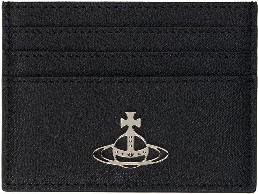 Novčanik Vivienne Westwood Saffiano Card Holder Crna | 54030006W-L001N-, 0