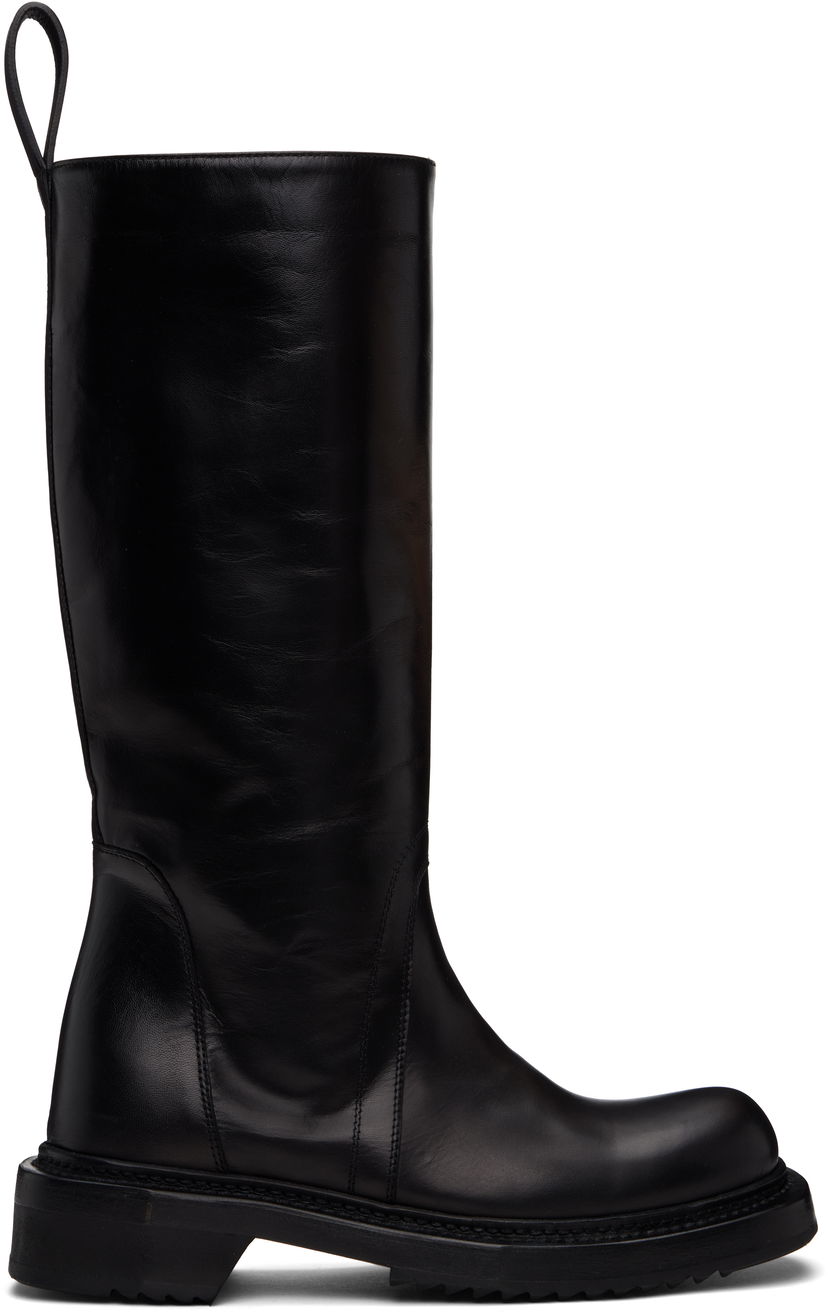 Odjeća Rick Owens Rick Owens Hollywood Cyclops Tall Boots Crna | RP01E7837 LGT